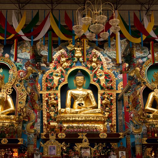 Temple interior