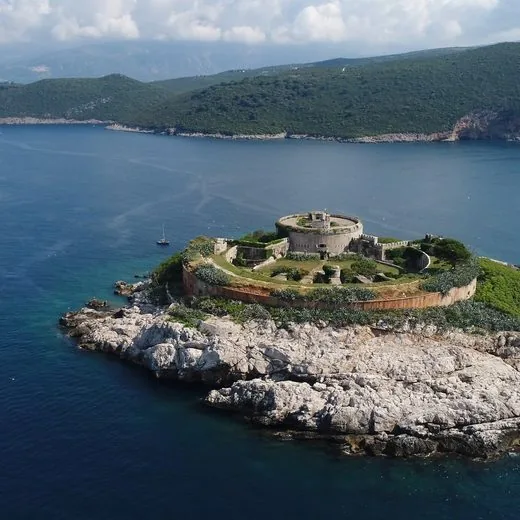 Island fortress, Montenegro